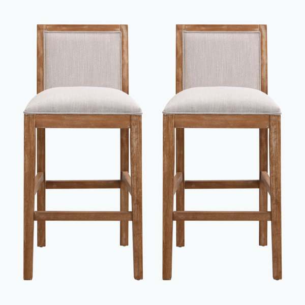 One Allium Way® 30.5 Inch Height Bar Stools set of 2 Wayfair